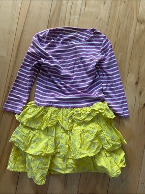 Mini Boden tiered skirt dress 9-10Y